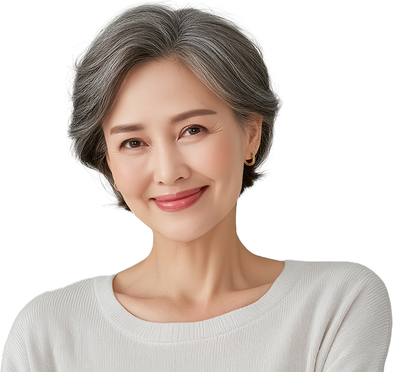 여자 중년 모델 사진